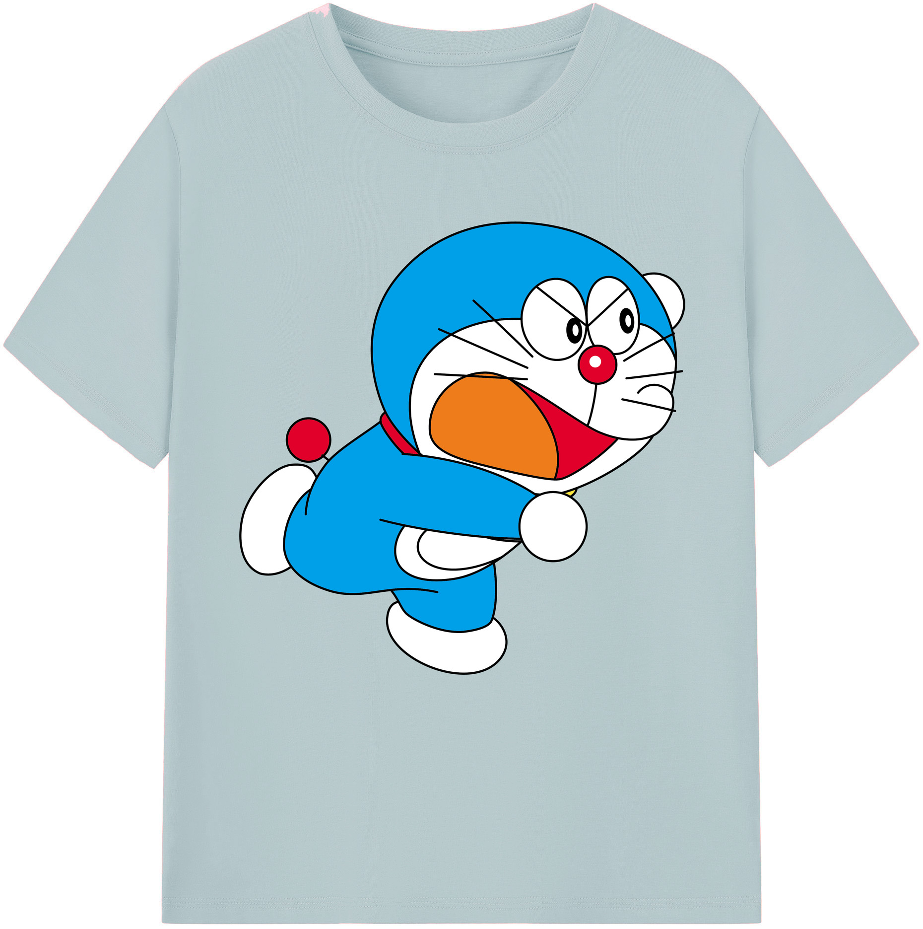 （画像用） ドラえもん Doraemon 綿100％半袖Tシャツ（フロントプリント）